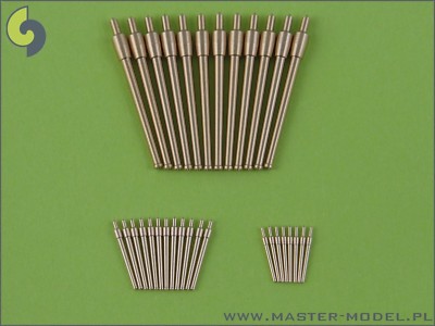 VARYAG CRUSISER ARMAMENT SET (152mm, 75mm, 45mm LÄUFE) #350023 1/350 MASTER