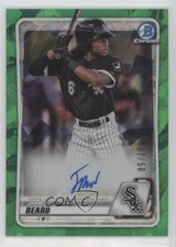 2020 Bowman Chrome Sapphire Prospect Green 7/50 James Beard #BSPA-JBE Auto et6