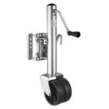Trailer Jack w Wheel 1500lb Heavy Duty Swivel Boat RV Utility Trailer 12" Lift