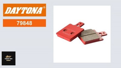Daytona OEM 79848 Red pad Brake pad From Japan