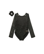 JUSTICE NEW Girls Long Sleeve Dance  Gymnastics Leotard Size XL 16/18 NWT