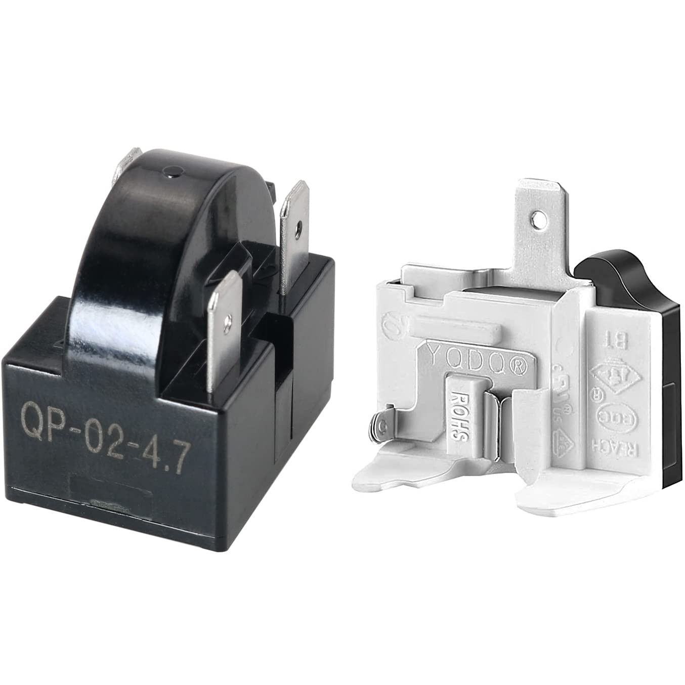 Refrigerator Compressor Relay and Overload Kit JJHXSM Starters...-image