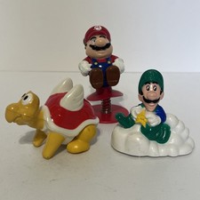 Vtg 1989 McDonald's Nintendo Super Mario Brothers 3 Happy Meal Toys Set Of 3