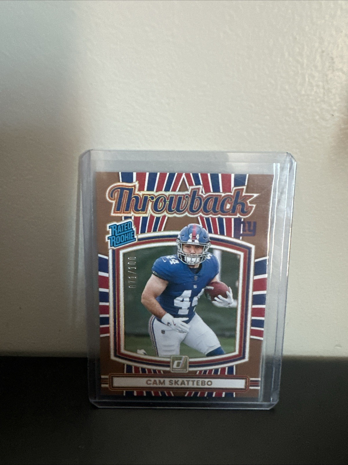 2025 Panini Donruss CAM SKATTEBO #36 Throwback Rated Rookie/100