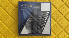 Blue Point By Snap On New 12 Piece Metric Ratcheting Chrome Wrench Set Boerm712