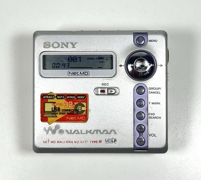Sony Walkman MZ-N707 NET-MD Type R Minidisc MD Recorder Player Silver | Tested