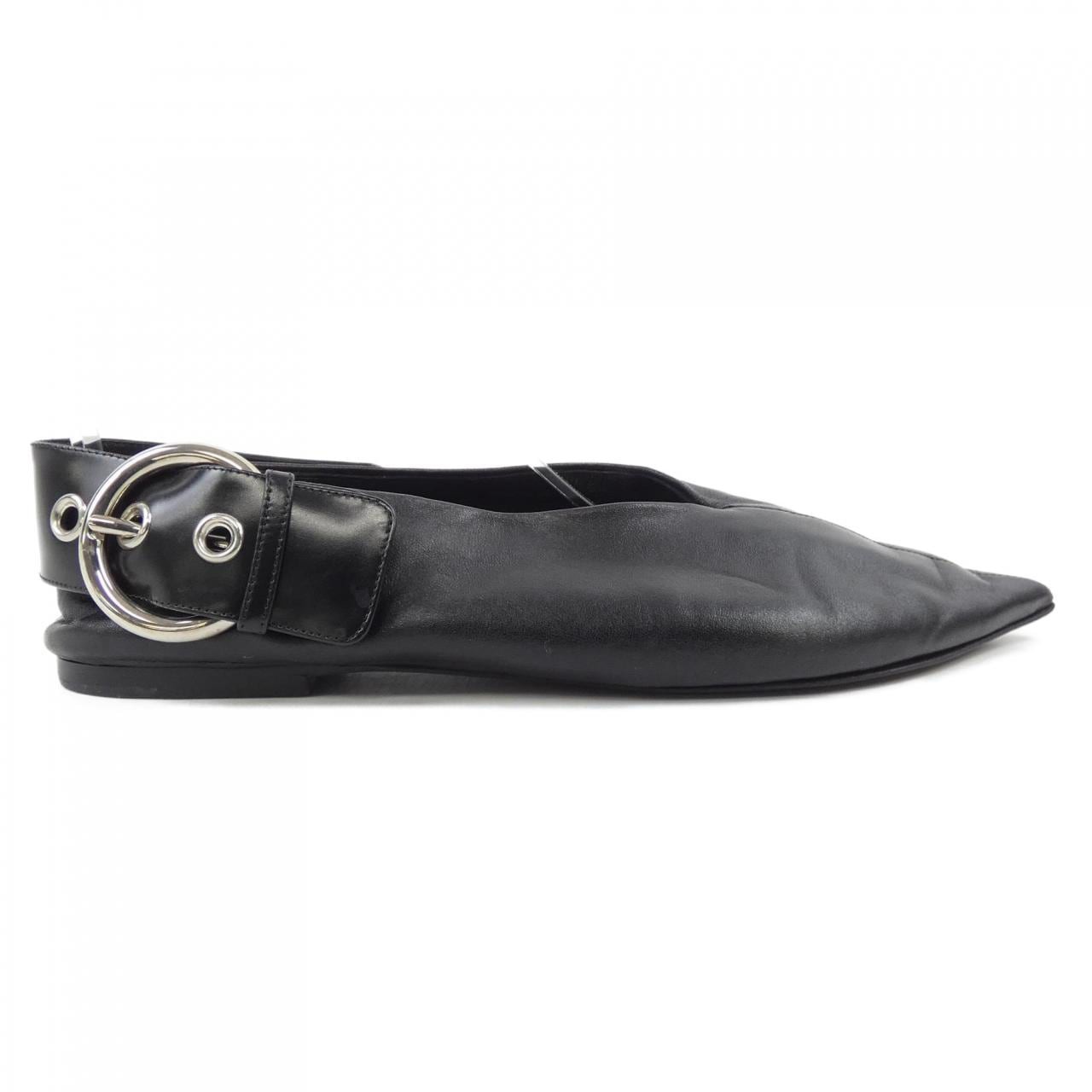 CELINE Flat Shoes Women's Size 36 Black Leather
