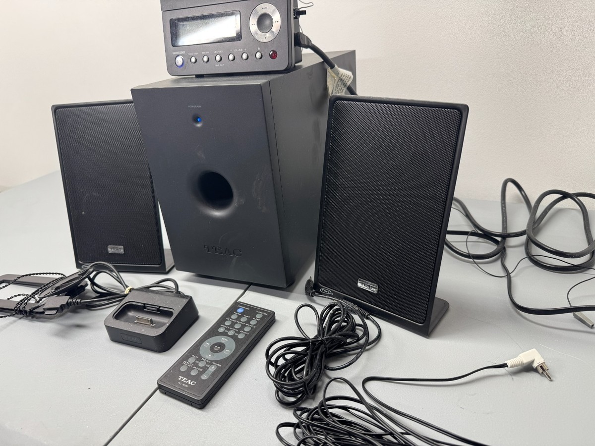 Teac CD-X10i Micro HiFi Stereo System Home Audio CD 2.1 Channel
