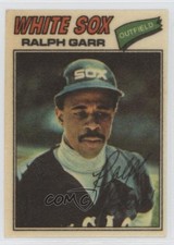 1977 Topps Baseball Patches Cloth Stickers Ralph Garr (Two Star Back) #18 m4l