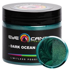 Eye Candy Pigments Premium Green Mica Powder - Dark Ocean