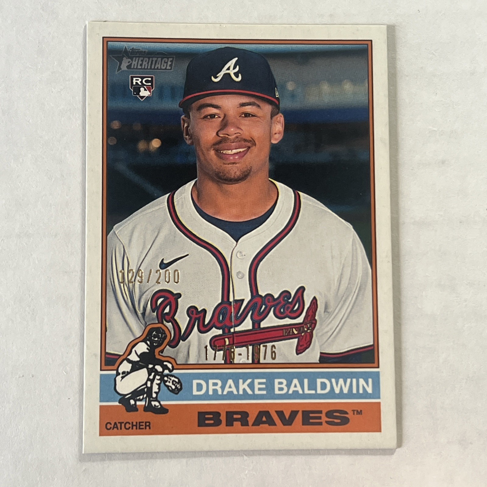 2025 Topps Heritage High DRAKE BALDWIN Bicentennial 129/200 RC Rookie #561 SP