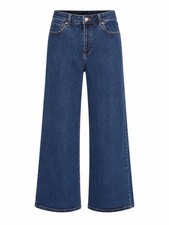 Universal Thread Mid-Rise Vintage Wide Leg Jeans Dark Wash Blue Size 6/R