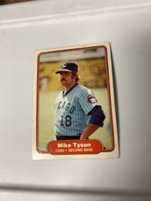 1982 Fleer Mike Tyson Chicago Cubs
