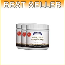 100% Pure Nutritional Yeast Flakes - Vegan Cheese Substitute 3 lb - Gluten-Free