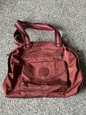 Kipling Medium Crossbody Shoulder Bag Red With Pockets Excellent Condition
