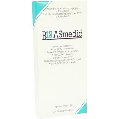 B12 ASMEDIC Ampullen 10X1 ml PZN 1888022