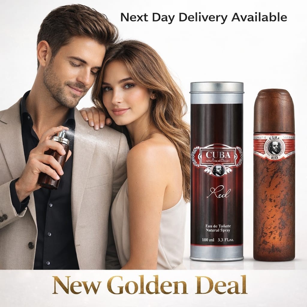 Cuba Red Cologne by Fragluxe 100 ml Eau De Toilette Spray for Men - Image 3