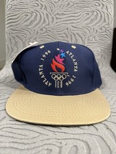Vintage 1996 Atlanta Olympics Snapback Hat Lo...