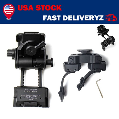#ad #ad Helmet L4G24 With Dual J Arm NVG Bracket For PVS14 Bridge Binocular Night Vision $165.99