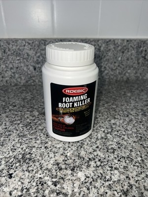 Roebic FRK-1LB Foaming Root Killer: Clear Pipes, Stop New Growth, Safe for All