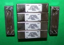 New Corning Inc. 60MHz crystal Band Pass Filter 90KHz B.W. 2.5dB Insertion loss