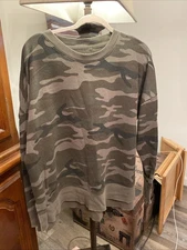 TIME AND TRU RELAX FIT SUPERSOFT Gray CREW NECK SWEATSHIRT Sz Xl 16-18