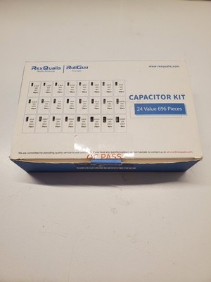 REXQualis 24 Value Approx. 696 pcs Electrolytic Capacitor Assortment Kit