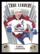 2021-22 SP Authentic True Leaders Gabriel Landeskog Colorado Avalanche #TL-4