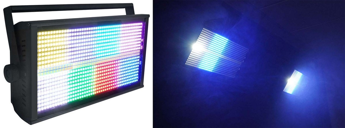 Rockville STAGE PANEL 864 LED RGB Pro Stage Wash Light + Strobe +