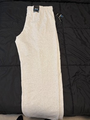 Starting Point Big & Tall 3X Fleece Sweatpants Light Gray Heather Elastic Waist