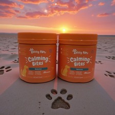 Zesty Paws Calming Bites Peanut Butter Flavored Soft Chew Dogs 90ct Exp 12/26
