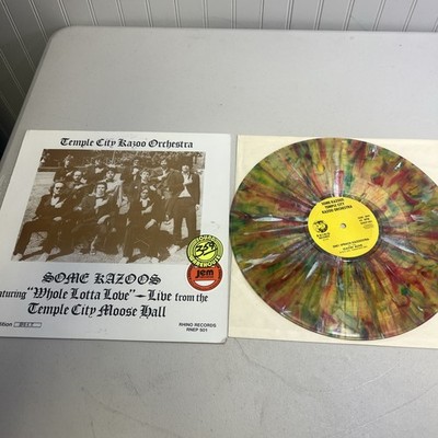Numbered TEMPLE CITY KAZOO ORCHESTRA  ALBUM ''SOME KAZOOS'' 1978 RHINO (RNEP-501)