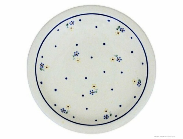 Original Bunzlauer Keramik Flacher Teller (Kuchenteller), Ø17,4 Cm Im Dekor 111-image