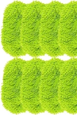 Elastic Band Flat Mop Cloth Washable Reusable Microfiber Mop Pads Dry And Wet