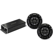 Kicker Marine KPX300.4 Powersports Motorcycle Amp 4" Speakers 2 Ohm