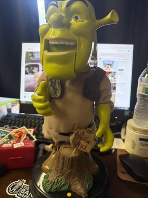 SHREK 2 Animated Shrek Bank 2004 Gemmy Industries Tested For Repairs 