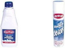 Carplan Bluestar Ready Mixed Antifreeze 1L + Carplan Bluestar Super Deicer