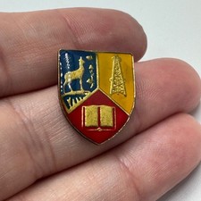 Vintage Prahova County Romania Coat of Arms Lapel Pin Tie Tack Rare