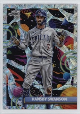 2025 Topps Cosmic Chrome Nucleus Refractor Dansby Swanson #187 1b6v