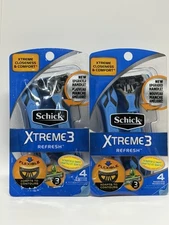 SCHICK Xtreme 3 Refresh Mens Disposable Razors Flexible Blades Aloe  ( Pack 2 )
