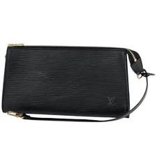 Louis Vuitton Pochette Accessoires Epi Noir Black M52942 Ladies Used