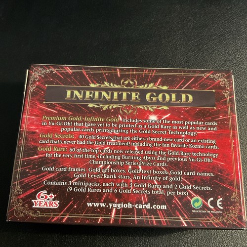 Premium Gold: Infinite Gold Booster Box PGL3 1st Edition Englisch (EU) Neu Sealed - Bild 4 von 4