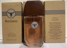 Avon Wild Country Cologne Spray 3 fl oz. Brand New In Box  Pack of 3 