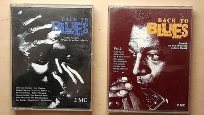 ''BACK TO BLUES'' & ''BACK TO BLUES Vol.2'',  1990/91, 2x 2 MC, MCs, Musik-Kassette