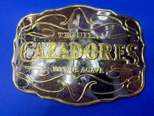 Cazadores Tequila 100 De Agave Advertising Promotional Belt Buckle
