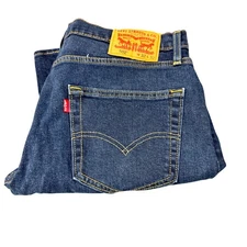 Levi's 502 Jeans Mens 32x32 (33x29 ACTUAL) Regular Tapered Fit Blue Denim 