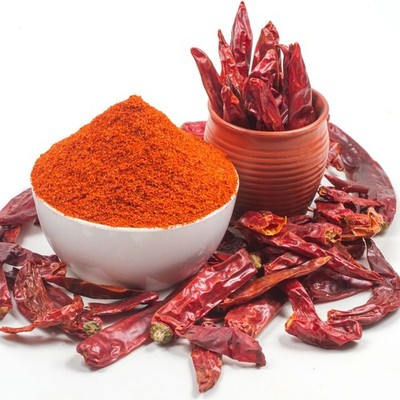 8oz whole Dried Kashmiri Chili Peppers / Indian Cuisine / Spicy / Hot / RARE