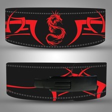 Dragon Weightlifting Belt Anime Lifting Belt Gym Lever Power Lifting Belt 10mm