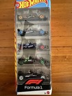 NEW 2025 Hot Wheels 5 PACK FORMULA 1 Racing McLaren Alpine Red Bull Sauber Haas