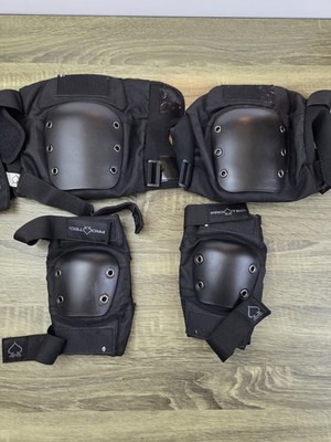 Pro Tec Knee & Elbow Pads Adult Large Black Skate Bike Men's